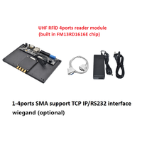 Módulo Lector RFID UHF de Largo Alcance con Chip FM13RD1616E, 33dbm TCP IP RJ45, Lectura Multi-Tag, para Logística y Almacenamiento