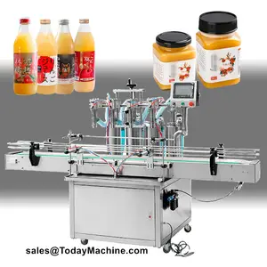 Automatic Beverage Milk Juice Water Liquid Plastic Bottling Filling Machine