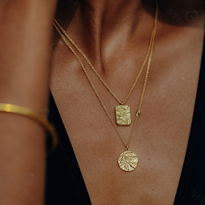 Collar de Plata de Ley 925 de The Quiet Forest, superventas en 25 años, collar con diseño tallado de hojas - Product Image 3