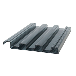 <span class=keywords><strong>Feuille</strong></span> de grande muraille de tuile ondulée de <span class=keywords><strong>polycarbonate</strong></span> de conception moderne de panneau de toit isolé extérieur clair transparent pour le belvédère - Product Image 2