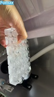 Máquina de Hielo en Cubos Comercial de 200 kg por Día, Máquina Automática de Acero Inoxidable para Hacer Hielo para Bares, Restaurantes y Negocios