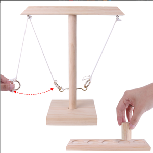 Wooden Hook Board Toy Montessori Toy <strong>Ring</strong> <strong>Toss</strong> Across Hook <strong>Drinking</strong> <strong>Game</strong> for <strong>Drinking</strong> Party <strong>Ring</strong> <strong>Toss</strong> <strong>Game</strong> - Product Image 3