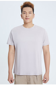 Camiseta de Manga Corta para Hombre de Alta Gama con Logotipo Personalizado al por Mayor, 100% Algodón Pima, 175g, Cuello Redondo, Top de Algodón Puro para Hombre - Product Image 6