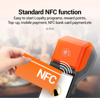 Android 11 4 + 64G, NFC 58mm Imprimante thermique intégrée Terminal de poche NFC POS