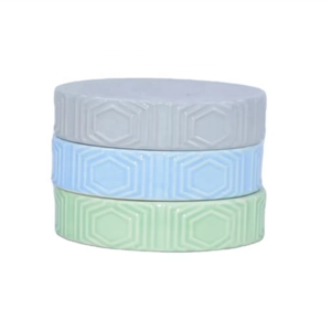 <span class=keywords><strong>Portasapone</strong></span> in Ceramica Geometrico Moderno Ecologico con Logo Personalizzato, Supporto Decorativo Ovale per Sapone da <span class=keywords><strong>Bagno</strong></span> e <span class=keywords><strong>Doccia</strong></span> - Product Image 6