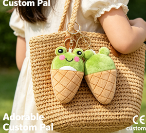 Llavero de Peluche Personalizado de <span class=keywords><strong>Anime</strong></span> con Diseño de Animal, Suave y Adorable, Relleno de Algodón PP, Unisex, para Niños, Regalos - Product Image 2