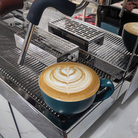 Máquina de Café Espresso Comercial Zilong T3 con Sistema de Calderas Múltiples, Bomba Rotativa y Doble Grupo para Cafeterías y Tiendas