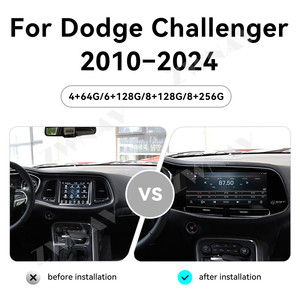 ZWNAV 12,3 дюймов Carplay для Dodge Challenger 2010-2024 автомобильное радио GPS навигация мультимедийный видеоплеер дисплей экран автомобиля аудио - Product Image 2