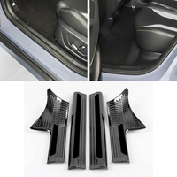 Accessoires intérieurs en acier inoxydable pour Geely COOLRAY : Protection de seuil de porte, bande de bienvenue, protection de coffre, patch de pare-chocs arrière