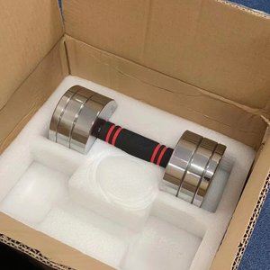 Di alta qualità gruppo staccabile manubrio in acciaio inox cromato per il peso libero più comodo da tenere - Product Image 2