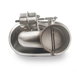 1 Paio di Valvole di <span class=keywords><strong>Scarico</strong></span> Universali 51/63/76mm con Sistema di Controllo Remoto Nero, Sinistra e Destra - Product Image 4