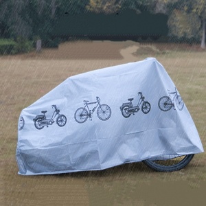 Housse de vélo universelle – pour vélo, vélo électrique, VTT, moto – imperméable, anti-poussière, anti-soleil, résistante à l'eau – Gris - Product Image 2