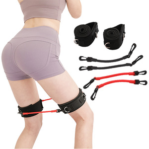 Ensemble d'entraînement de puissance pour les jambes Dripping Leg Power Trainer, 6 pièces, avec tensionneur de bande élastique, pour l'entraînement de sprint et de squat sur les genoux - Product Image 1