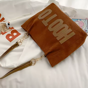 Large capacity women's <b>bag</b> hot selling single shoulder <b>canvas</b> <b>bag</b>, new autumn tote <b>bag</b> - Product Image 4