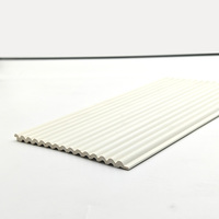 Paneles de Techo de PVC, Techo Falso con Forma de Ola, Resistentes al Calor e Impermeables, Perfiles de Paneles de Techo Falso de PVC