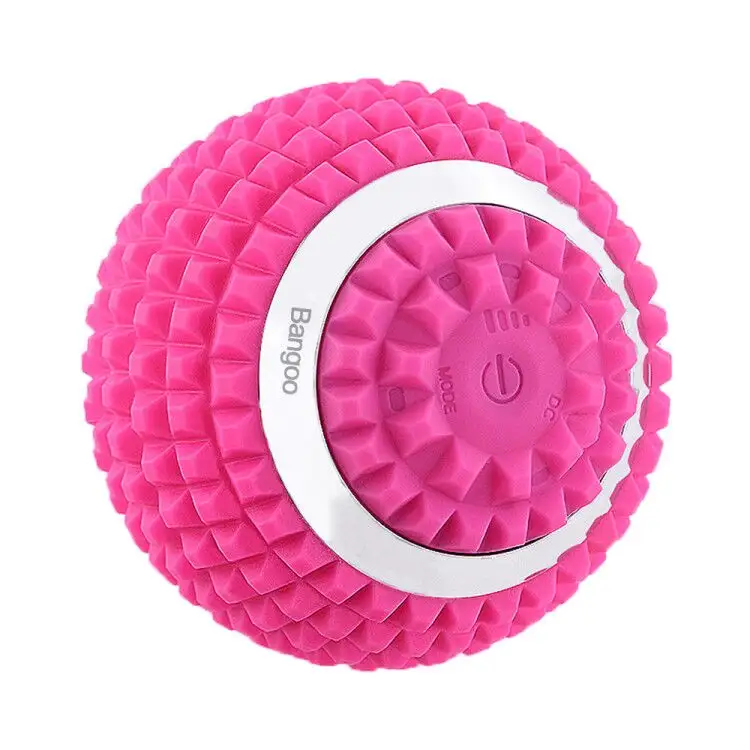 2023 Waterproof 4 Speeds vibrating massage ball hot massage roller acupressure ball for back leg hand muscle recovery