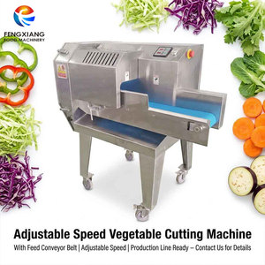 Stainless Steel <b>Vegetable</b> <b>Cutter</b> Shredder Machine 500-2000kg/h Eggplant Belt-Pepper Carrot Slicer for Food Processing Plant - Product Image 1