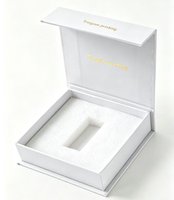 Boîte cadeau en papier de luxe pour flacons de peptides HV 2ml 3ml 5ml 10ml avec logo personnalisé et insert en mousse EVA, 1, 2 ou 3 packs