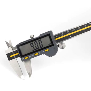 Calibrador Digital de Acero Inoxidable ASIMETO 306-12-5, Rango de Medición 0-300 mm/6'', Resolución 0.01 mm, Precisión 0.03 mm, Pantalla LCD Grande - Product Image 1