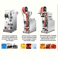 Machine d'emballage semi-automatique pour liquides, huile de piment, huile végétale, sauce tomate, remplissage et scellage vertical de sachets
