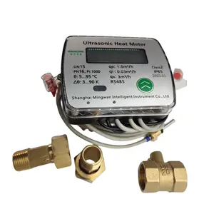 Hochleistungs-Ultraschall-Wärmemeter rs485 Messing-Body-Wärmemeter 20mm MAINONE MID und CE Zertifizierung Wärmemeter