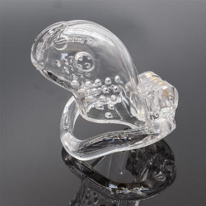 Dispositivo de Castidad Masculina con Forma de Pez Dorado, Candado de Resina, Juguetes SM para Entrenamiento del Bajo Cuerpo para Adultos HUAWEN HW-ML250047 - Product Image 4