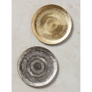 Sous-verre en métal martelé de qualité supérieure, forme ronde, design personnalisé, best-seller, sous-verre fantaisie - Product Image 1