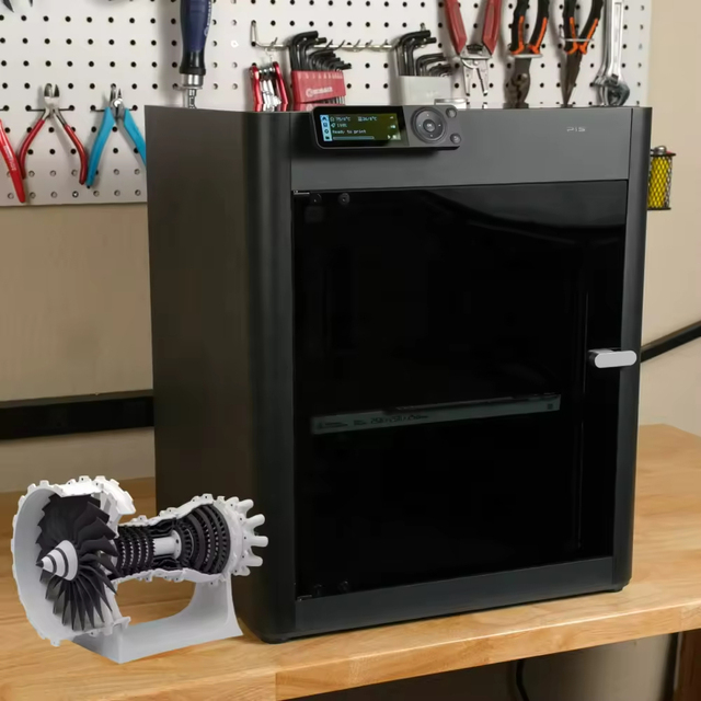 New P1S Desktop 3D Printer High Resolution Fast Speed 500mm/s Closed Core-XY FDM Automatic USB/WiFi Connectivity PLA Support 1