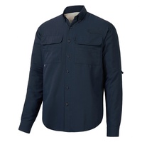 Camisas de Pesca Ventiladas de Poliéster para Hombre, Protección UV UPF50, Personalizables, Camisa de Pesca al por Mayor
