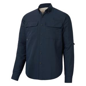 Camisas de Pesca Ventiladas de Poliéster para Hombre, Protección UV UPF50, Personalizables, Camisa de Pesca al por Mayor - Product Image 5