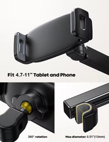 Nouvel arrivage Support universel pour appui-tête de voiture à rotation de 360 degrés Tablettes et téléphones pour tablette iPad