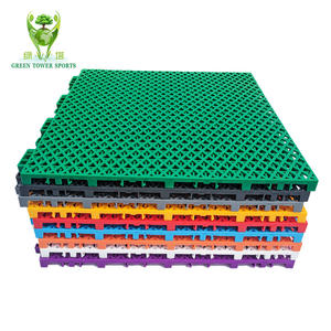 Carreaux de sol sportifs à emboîtement suspendus en <span class=keywords><strong>surface</strong></span> antidérapante à structure double couche personnalisée en gros professionnel - Product Image 3