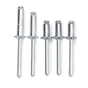 Remaches de aluminio y hierro al por mayor directamente de fábrica, remaches ciegos de extremo abierto de aluminio M2 M3 M4 M5 M6 - Product Image 1