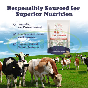 Suplemen Makanan Seimbang Wanita Heaithife Grass Fed 6 in 1 Kapsul Campuran Organ Sapi - Product Image 5