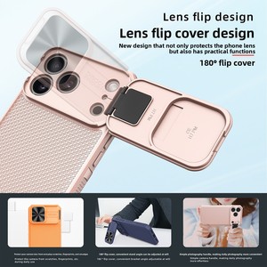 Huanmin's new oil-sprayed PC+TPU phone case, designed for the <b>iPhone</b> 17 PRO MAX, offers hard-shell protection against drops and - Product Image 3