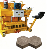 Machine à fabriquer des briques de conception compacte, 2500 pièces, avec un aménagement gain de place pour le développement urbain