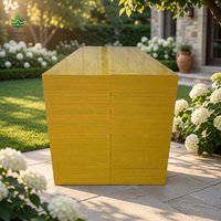 Panneau de coffrage en bois imperméable E0 21/27 mm, contreplaqué de pin jaune à trois couches pour la construction en béton