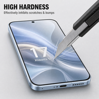 Protector de Pantalla de Vidrio Templado Premium 2.5D Antiexplosión para Xiaomi 18 17 15 14 13 Pro Max Ultra