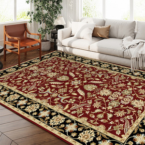 Large Size 3D Printed Faux Cashmere Plush <strong>Carpet</strong> Foldable Cross Border Design For Living Room Machine Made - Product Image 6