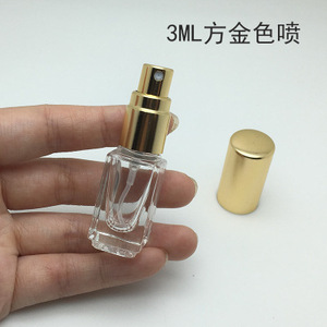 Glass Perfume Spray <b>Bottle</b> 3Ml <b>Mini</b> Size Portable Sample <b>Bottle</b> With Dropper For Travel Fragrance - Product Image 1