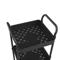 Chariot de rangement polyvalent à 3 niveaux pour légumes Chariot de rangement utilitaire en plastique pour cuisine salle de bain chambre à coucher