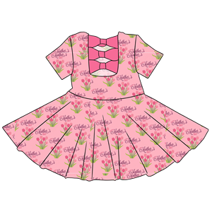 Abito Estivo per Ragazze dal Design Unico con Fiocco Personalizzato sul Retro, Stili Personalizzati per <span class=keywords><strong>Mamma</strong></span> e Figlia - Product Image 5