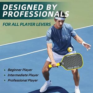 Racchetta da Pickleball in Fibra di Carbonio T700 Leggera Gen4 con Nucleo in Schiuma a Nido d'Ape da 16mm per <span class=keywords><strong>Gioco</strong></span> Indoor - Product Image 5