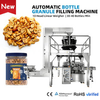Peseuse combinée multi-têtes automatique à 10 têtes pour le remplissage de bouteilles PET, de bonbons gélifiés et d'arachides grillées