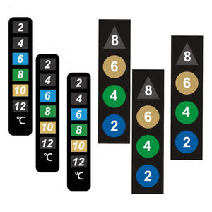 Termômetro adesivo personalizado para aquário, termômetro de cristal líquido - Product Image 1