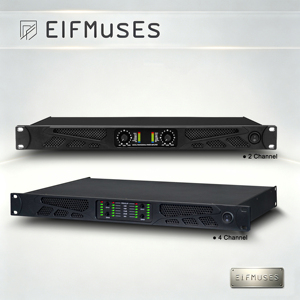 เพาเวอร์แอมป์ 1U 1200W Class D ระดับมืออาชีพ 2CH 4CH สเตอริโอ สำหรับอุปกรณ์เสียง KTV เวที คลับ 56 BG แบบกำหนดเองได้ - Product Image 1