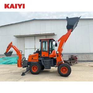 cheapest multipurpose new backhoe loader 4x4 mini excavator loader tractor rear hoe mini loader on sale