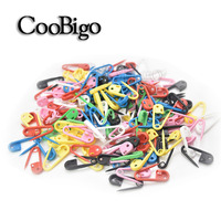 500 pièces marqueurs de maille en plastique goupille de sécurité marqueur de point de verrouillage pour Crochet en tissu accessoires Crochet à tricoter longueur de l'outil 24mm