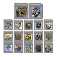 Nouvelle cartouche de jeu Game Boy Color Mario Golf Mario Tennis filaire de haute qualité avec étui de protection transparent en ABS