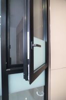 Ventanas Abatibles y Oscilobatientes de Aluminio con Triple Vidrio Aislante Acústico AMJ NFRC para Casas, Villas y Hoteles